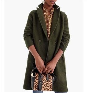J Crew Daphne Forest Green Wool Jacket, size 8P